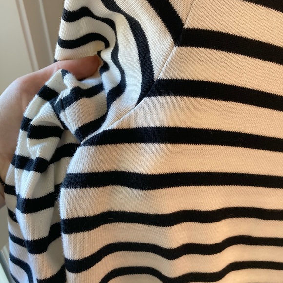 Kate Spade stripped dress w/ polka dot fringe - Picture 3 of 9